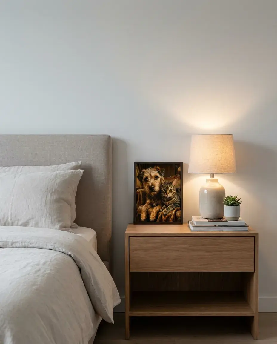 On the nightstand
